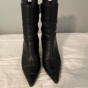 Gucci Black Leather Ankle Boots *VINTAGE*